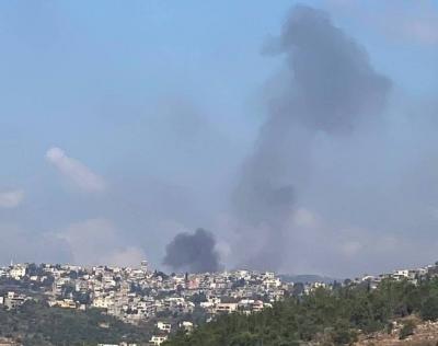 غارة إسرائيلية على بلدة عيتا الشعب جنوبي لبنان