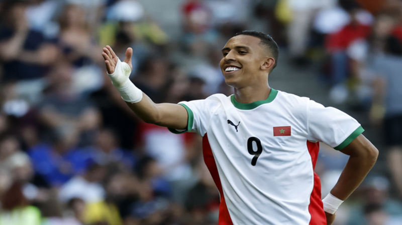 رحيمي يزور شباك مصر ويدخل تاريخ الألعاب الأولمبية