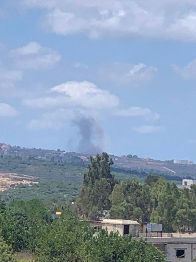 بالصورة.. غارة إسرائيلية على بلدة طيرحرفا جنوبي لبنان