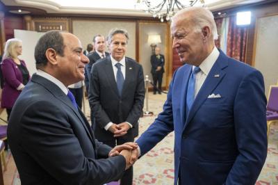 بايدن والسيسي بحثا تطورات مفاوضات وقف النار بغزة