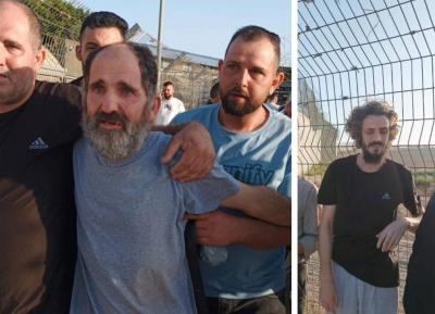 بالصور- الجيش الإسرائيلي يفرج عن 40 أسيرا فلسطينيا