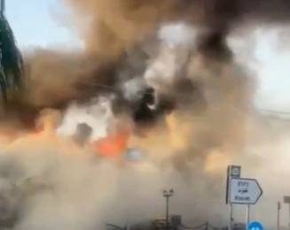 انفجار 3 طائرات بدون طيار في 