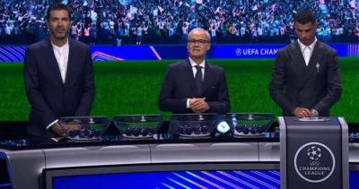 نتائج قرعة دوري أبطال أوروبا بالكامل بحضور رونالدو