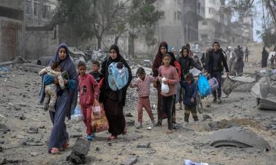 الأمم المتحدة:توقف حركة المساعدات والعاملين الإنسانيين في غزة