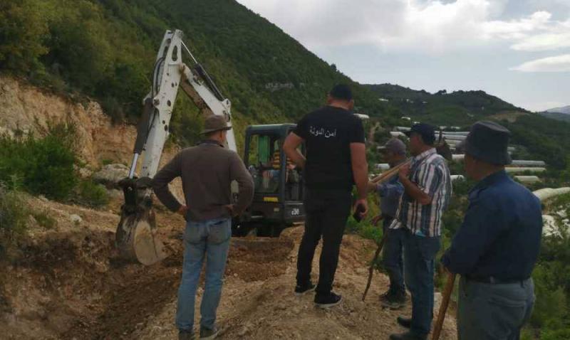أمن الدولة في الجنوب تزيل التعدّيات عن شبكة المياه في صيدا