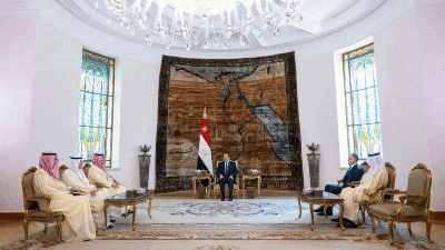 وزير الداخلية السعودي يلتقي الرئيس المصري