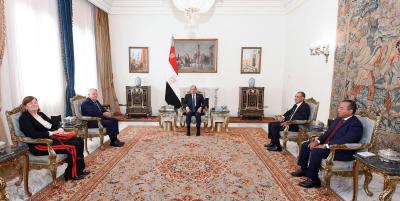 السيسي يؤكد ضرورة تهدئة الأوضاع في الشرق الأوسط