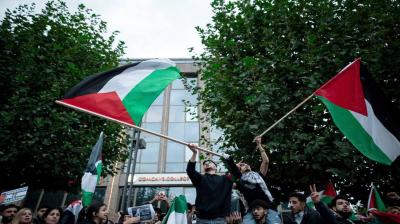 تجمع دعمًا لفلسطين ينطلق في ساحة الأمة في باريس