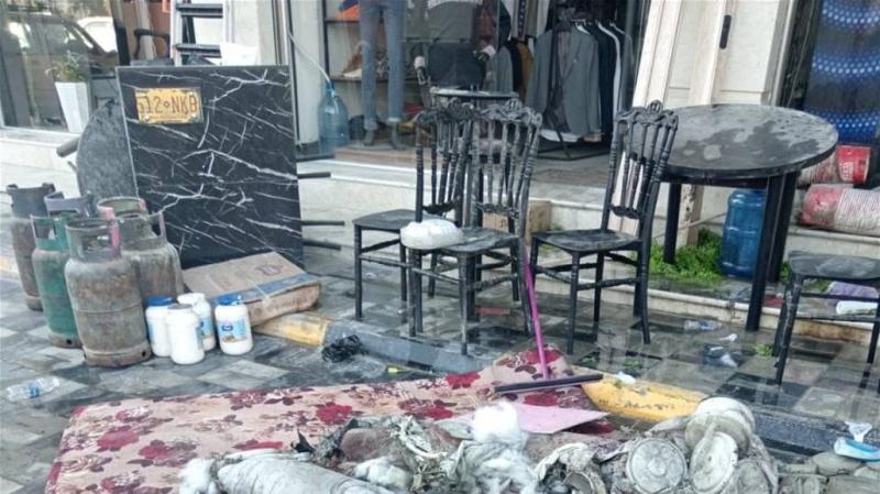 اندلاع حريق داخل مطعم في بغداد