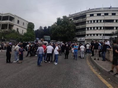 قضية شربل حدشيتي... احتجاج في عاليه على خلفية اعتقال شيخ